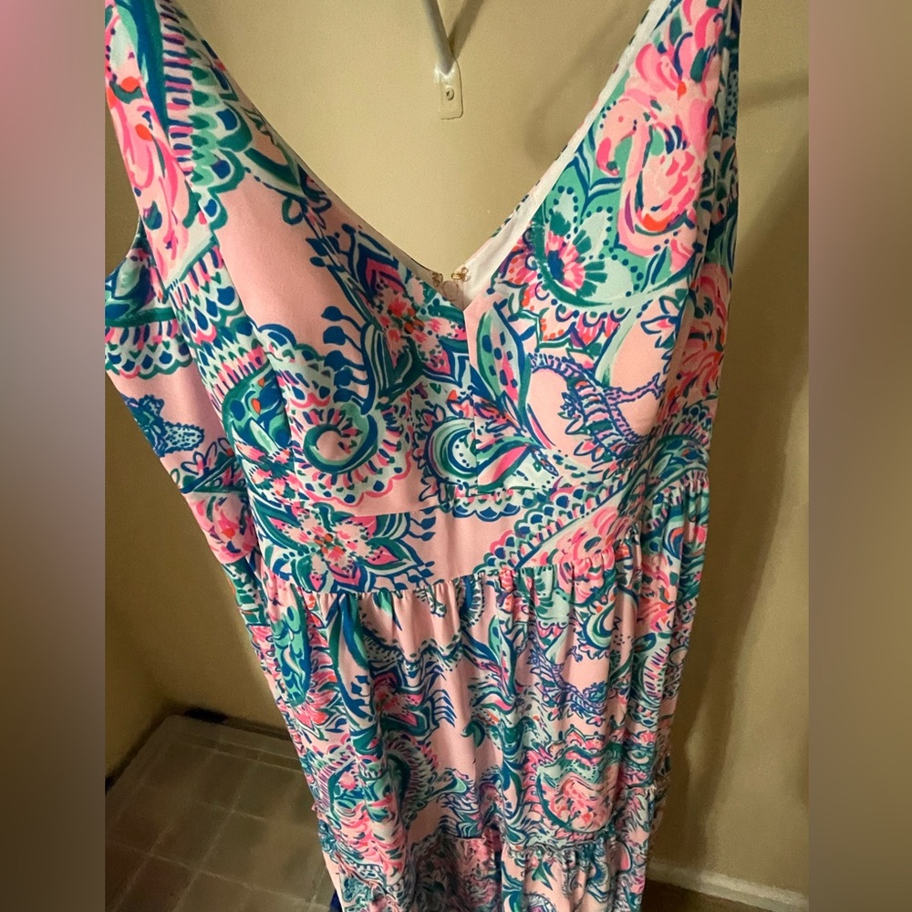 Lilly Pulitzer maxi dress. EUC. Size 14.